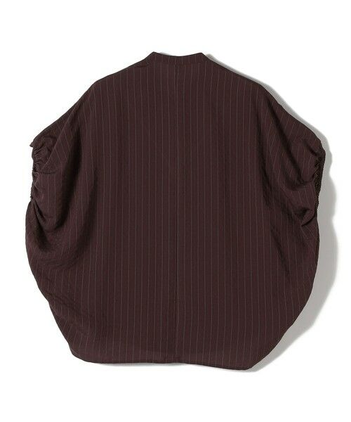 SHIPS / シップス シャツ・ブラウス | 《予約》SHIPS Colors:〈手洗い可能〉ナイロンレーヨン ストライプ コクーン シャツ◆ | 詳細14
