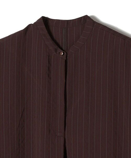 SHIPS / シップス シャツ・ブラウス | 《予約》SHIPS Colors:〈手洗い可能〉ナイロンレーヨン ストライプ コクーン シャツ◆ | 詳細15