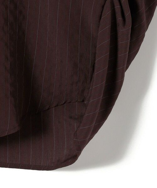 SHIPS / シップス シャツ・ブラウス | 《予約》SHIPS Colors:〈手洗い可能〉ナイロンレーヨン ストライプ コクーン シャツ◆ | 詳細17