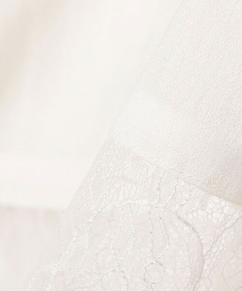 SHIPS / シップス シャツ・ブラウス | 《予約》SHIPS Colors:〈手洗い可能〉ヘム レース スキッパー ブラウス◆ | 詳細2