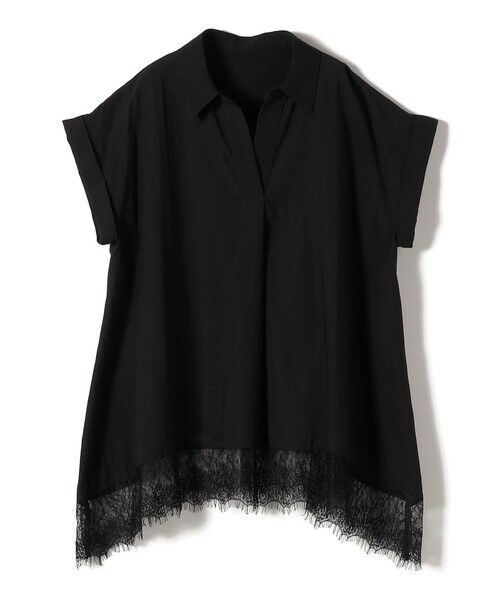 SHIPS / シップス シャツ・ブラウス | 《予約》SHIPS Colors:〈手洗い可能〉ヘム レース スキッパー ブラウス◆ | 詳細14