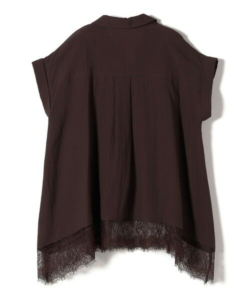 SHIPS / シップス シャツ・ブラウス | 《予約》SHIPS Colors:〈手洗い可能〉ヘム レース スキッパー ブラウス◆ | 詳細24