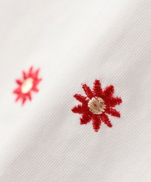 SHIPS / シップス カットソー（半袖以外） | SHIPS Colors:〈洗濯機可能〉リンク フラワーエンブロイダリー カットソー 2 | 詳細9