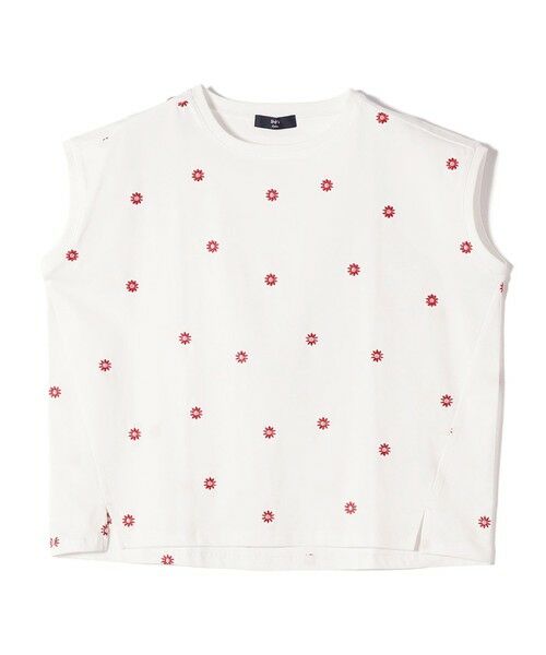 SHIPS / シップス カットソー（半袖以外） | SHIPS Colors:〈洗濯機可能〉リンク フラワーエンブロイダリー カットソー 2 | 詳細8