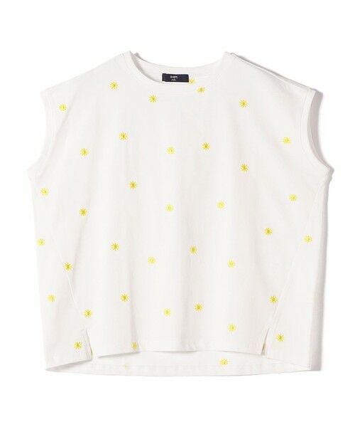 SHIPS / シップス カットソー（半袖以外） | SHIPS Colors:〈洗濯機可能〉リンク フラワーエンブロイダリー カットソー 2 | 詳細15
