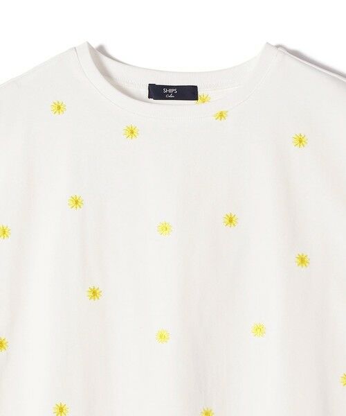 SHIPS / シップス カットソー（半袖以外） | SHIPS Colors:〈洗濯機可能〉リンク フラワーエンブロイダリー カットソー 2 | 詳細17