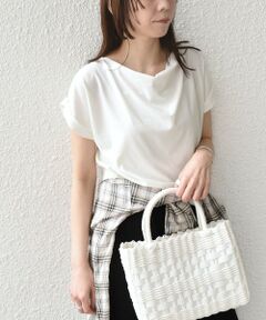 SHIPS / シップス Tシャツ | 《予約》SHIPS Colors:〈接触冷感・手洗い可能〉クールタッチ ドレープ TEE◆