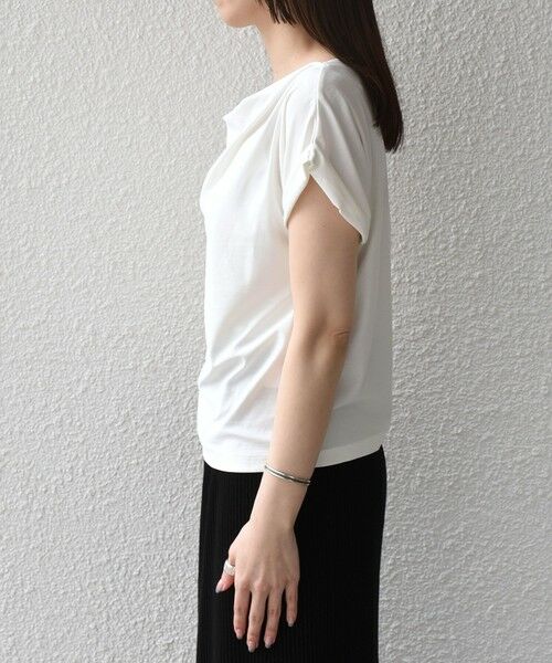SHIPS / シップス Tシャツ | 《予約》SHIPS Colors:〈接触冷感・手洗い可能〉クールタッチ ドレープ TEE◆ | 詳細4