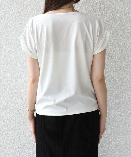 SHIPS / シップス Tシャツ | 《予約》SHIPS Colors:〈接触冷感・手洗い可能〉クールタッチ ドレープ TEE◆ | 詳細5