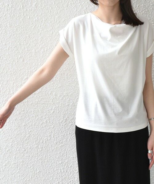 SHIPS / シップス Tシャツ | 《予約》SHIPS Colors:〈接触冷感・手洗い可能〉クールタッチ ドレープ TEE◆ | 詳細6