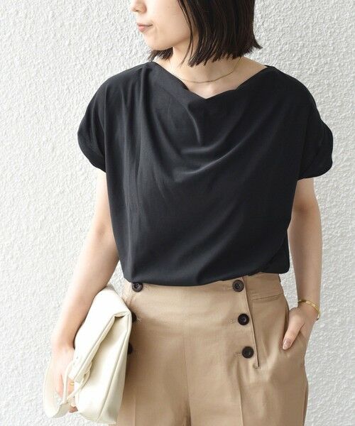 SHIPS / シップス Tシャツ | 《予約》SHIPS Colors:〈接触冷感・手洗い可能〉クールタッチ ドレープ TEE◆ | 詳細14