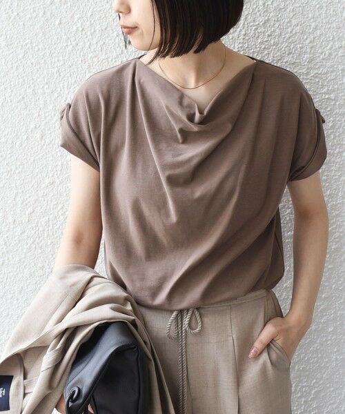 SHIPS / シップス Tシャツ | 《予約》SHIPS Colors:〈接触冷感・手洗い可能〉クールタッチ ドレープ TEE◆ | 詳細20