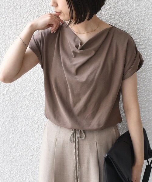 SHIPS / シップス Tシャツ | 《予約》SHIPS Colors:〈接触冷感・手洗い可能〉クールタッチ ドレープ TEE◆ | 詳細22