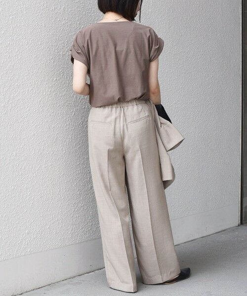 SHIPS / シップス Tシャツ | 《予約》SHIPS Colors:〈接触冷感・手洗い可能〉クールタッチ ドレープ TEE◆ | 詳細24