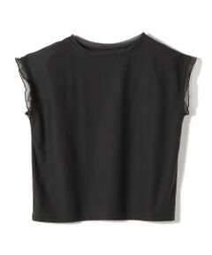 SHIPS / シップス Tシャツ | 《予約》SHIPS Colors:〈接触冷感・手洗い可能〉クール タッチ シアー コンビ TEE◆