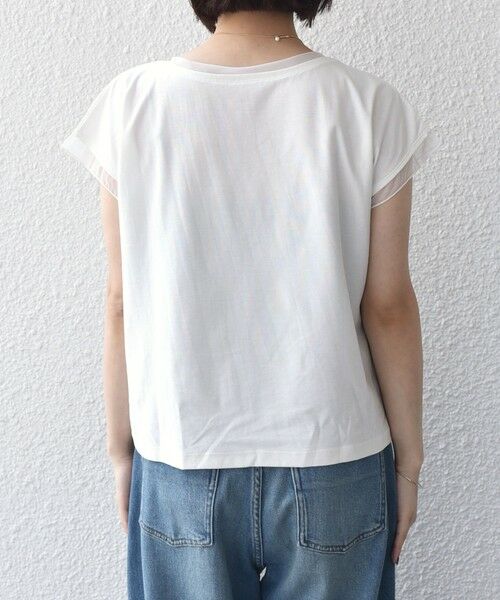 SHIPS / シップス Tシャツ | 《一部追加予約》SHIPS Colors:〈接触冷感・手洗い可能〉クールタッチ シアーコンビTEE◆ | 詳細11