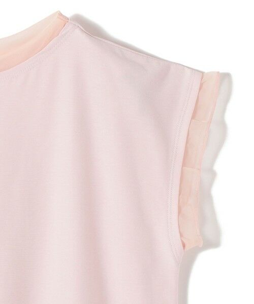 SHIPS / シップス Tシャツ | 《予約》SHIPS Colors:〈接触冷感・手洗い可能〉クール タッチ シアー コンビ TEE◆ | 詳細6