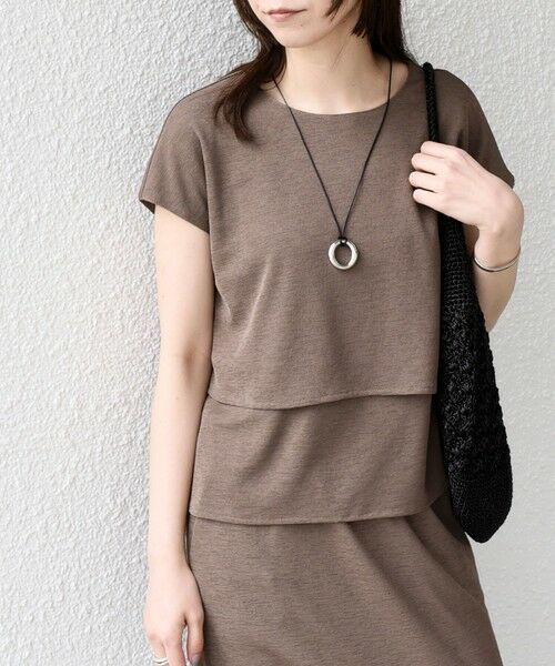 SHIPS / シップス カットソー（半袖以外） | 《予約》SHIPS Colors:〈手洗い可能〉リネンライク ミラノ ティアード トップス◆ | 詳細9