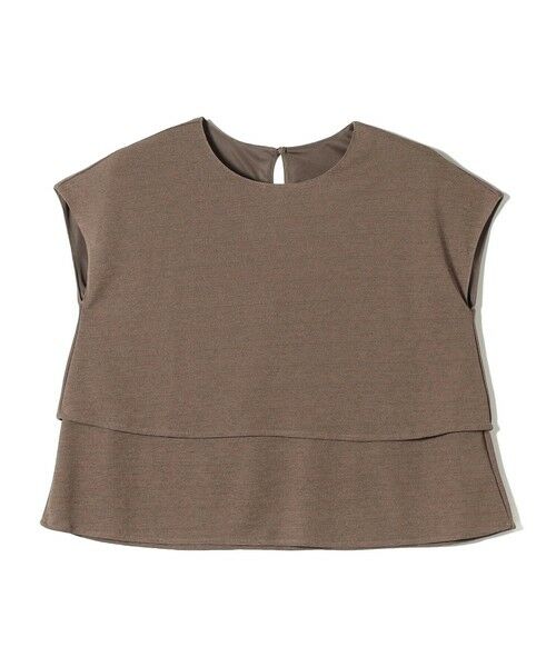 SHIPS / シップス カットソー（半袖以外） | 《予約》SHIPS Colors:〈手洗い可能〉リネンライク ミラノ ティアード トップス◆ | 詳細1