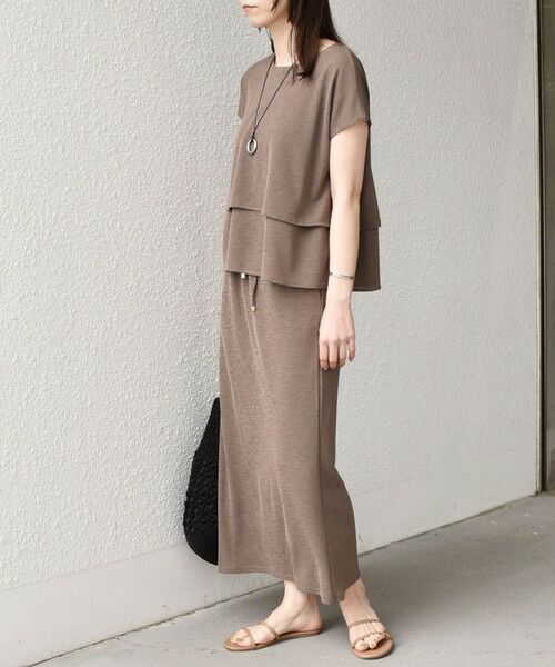 SHIPS / シップス カットソー（半袖以外） | 《予約》SHIPS Colors:〈手洗い可能〉リネンライク ミラノ ティアード トップス◆ | 詳細13