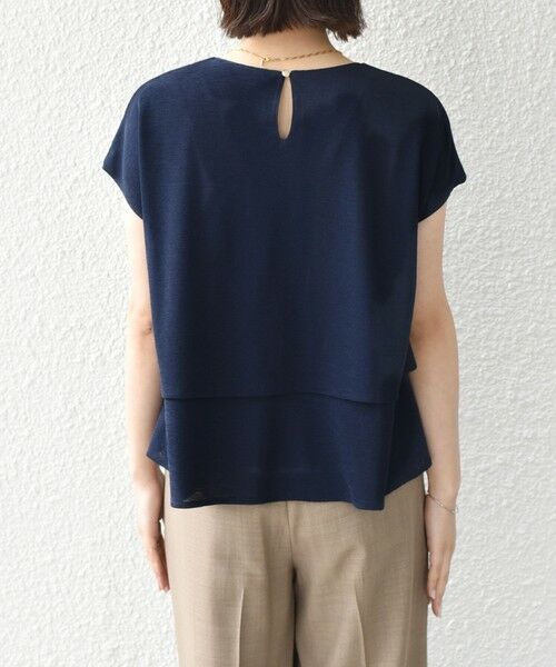 SHIPS / シップス カットソー（半袖以外） | 《予約》SHIPS Colors:〈手洗い可能〉リネンライク ミラノ ティアード トップス◆ | 詳細18