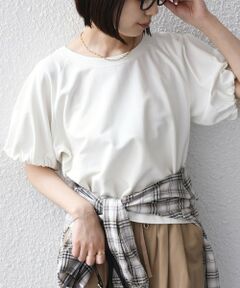 SHIPS / シップス Tシャツ | SHIPS Colors:〈手洗い可能〉ミニ裏毛 バルーンスリーブ トップス
