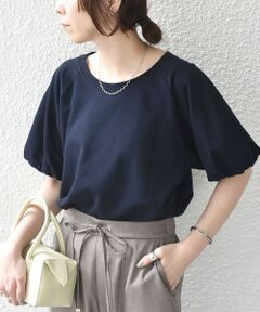 SHIPS / シップス Tシャツ | SHIPS Colors:〈手洗い可能〉ミニ裏毛 バルーンスリーブ トップス