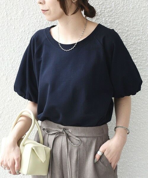 SHIPS / シップス Tシャツ | SHIPS Colors:〈手洗い可能〉ミニ裏毛 バルーンスリーブ トップス | 詳細30