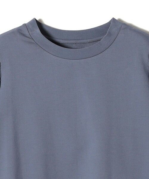 SHIPS / シップス Tシャツ | 《予約》SHIPS Colors:〈手洗い可能〉ミニ裏毛 レース スリーブ トップス◆ | 詳細14