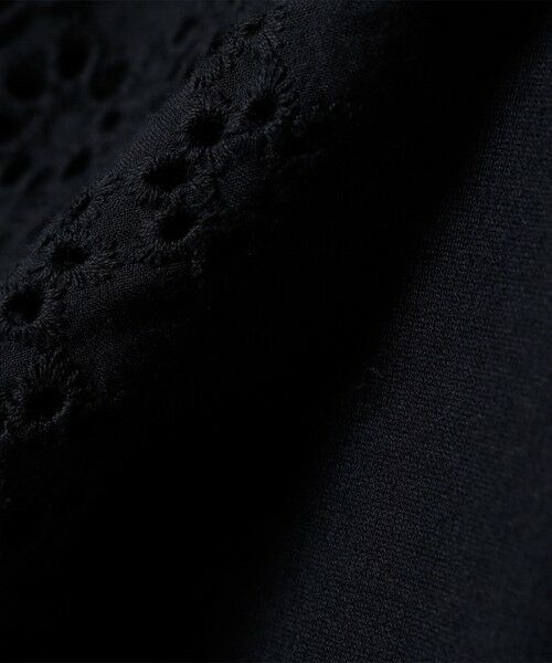 SHIPS / シップス Tシャツ | 《予約》SHIPS Colors:〈手洗い可能〉ミニ裏毛 レース スリーブ トップス◆ | 詳細24