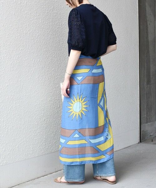 SHIPS / シップス Tシャツ | 《予約》SHIPS Colors:〈手洗い可能〉ミニ裏毛 レース スリーブ トップス◆ | 詳細30