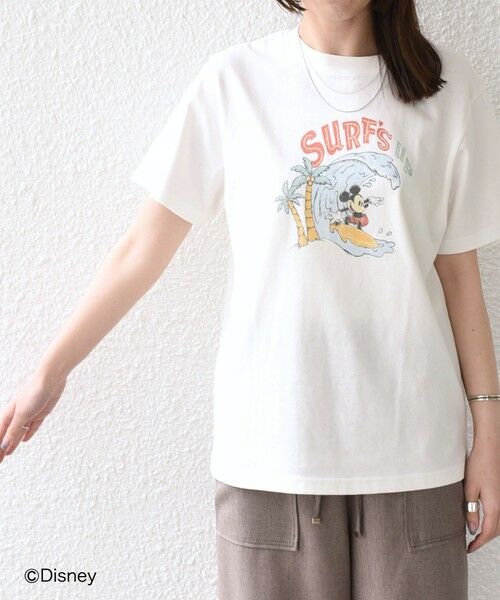 SHIPS / シップス Tシャツ | SHIPS Colors:〈洗濯機可能〉リンク ミッキー サーフ Tシャツ | 詳細6