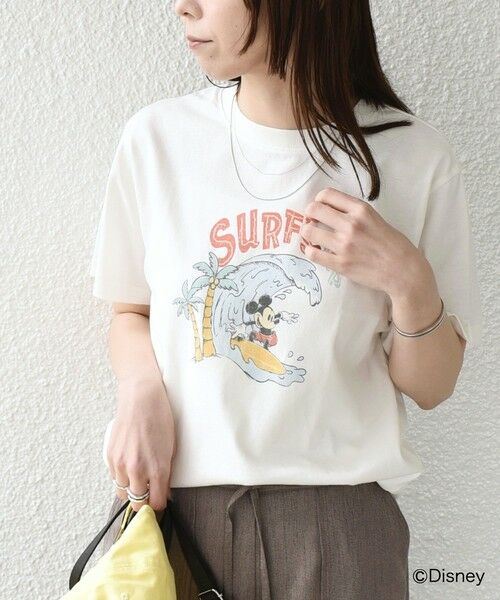 SHIPS / シップス Tシャツ | SHIPS Colors:〈洗濯機可能〉リンク ミッキー サーフ Tシャツ | 詳細7