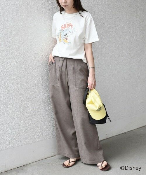 SHIPS / シップス Tシャツ | SHIPS Colors:〈洗濯機可能〉リンク ミッキー サーフ Tシャツ | 詳細11