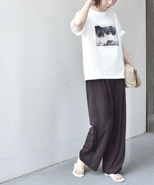 SHIPS / シップス Tシャツ | 《予約》SHIPS Colors:〈接触冷感・UVカット・洗濯機可能〉PALM フォト TEE◆ | 詳細12