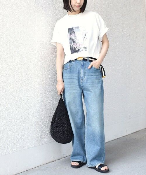 SHIPS / シップス Tシャツ | 《予約》SHIPS Colors:〈接触冷感・UVカット・洗濯機可能〉PARIS フォト TEE◆ | 詳細3