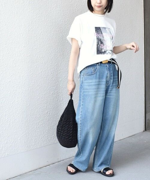 SHIPS / シップス Tシャツ | 《予約》SHIPS Colors:〈接触冷感・UVカット・洗濯機可能〉PARIS フォト TEE◆ | 詳細6