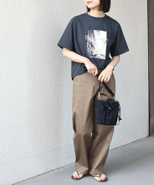 SHIPS / シップス Tシャツ | 《追加・新色予約》SHIPS Colors:〈接触冷感・UVカット〉PARIS フォト TEE◆ | 詳細23