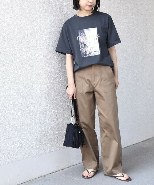 SHIPS / シップス Tシャツ | 《予約》SHIPS Colors:〈接触冷感・UVカット・洗濯機可能〉PARIS フォト TEE◆ | 詳細21