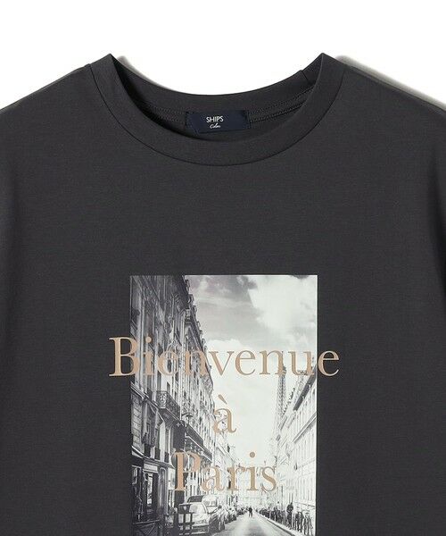 SHIPS / シップス Tシャツ | 《予約》SHIPS Colors:〈接触冷感・UVカット・洗濯機可能〉PARIS フォト TEE◆ | 詳細9