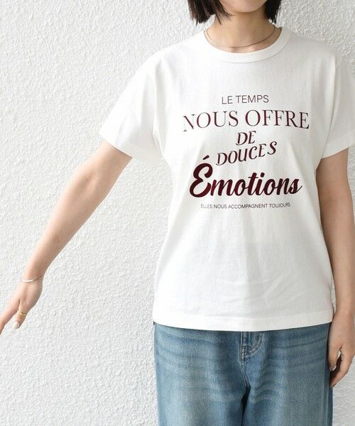 SHIPS / シップス Tシャツ | 《予約》SHIPS Colors:〈洗濯機可能〉フロッキー コンビ プリント TEE◆ | 詳細6