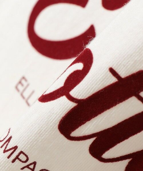 SHIPS / シップス Tシャツ | 《予約》SHIPS Colors:〈洗濯機可能〉フロッキー コンビ プリント TEE◆ | 詳細2