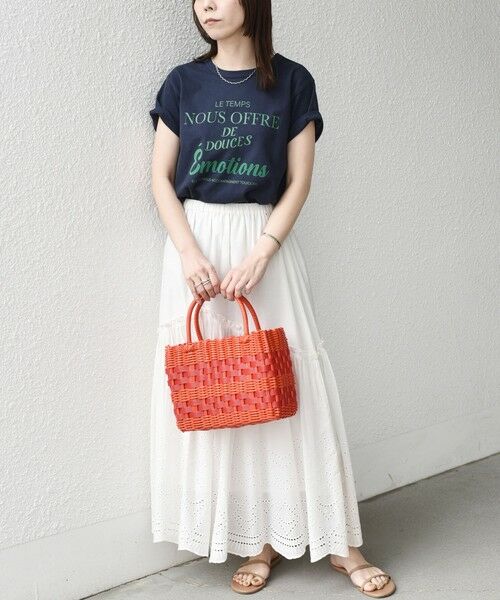 SHIPS / シップス Tシャツ | 《予約》SHIPS Colors:〈洗濯機可能〉フロッキー コンビ プリント TEE◆ | 詳細24