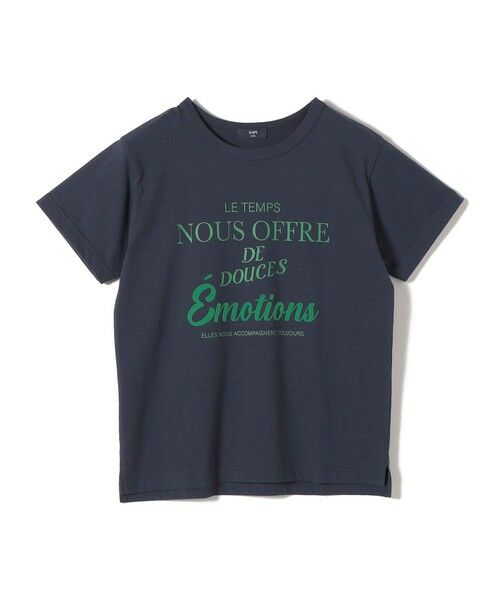 SHIPS / シップス Tシャツ | 《予約》SHIPS Colors:〈洗濯機可能〉フロッキー コンビ プリント TEE◆ | 詳細22