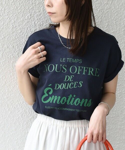 SHIPS / シップス Tシャツ | 《予約》SHIPS Colors:〈洗濯機可能〉フロッキー コンビ プリント TEE◆ | 詳細26