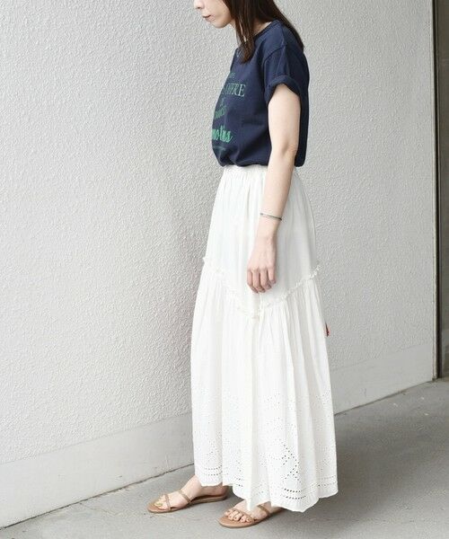 SHIPS / シップス Tシャツ | 《予約》SHIPS Colors:〈洗濯機可能〉フロッキー コンビ プリント TEE◆ | 詳細28