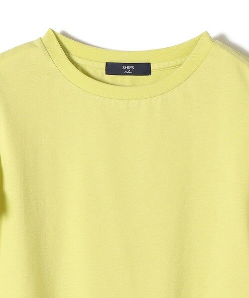 SHIPS / シップス Tシャツ | 《予約》【WEB限定】SHIPS Colors:〈手洗い可能〉異素材 フリルスリーブ カットソー◆ | 詳細19