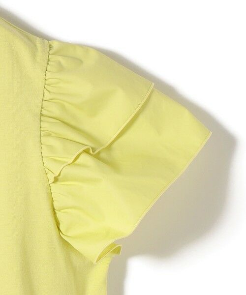 SHIPS / シップス Tシャツ | 《予約》【WEB限定】SHIPS Colors:〈手洗い可能〉異素材 フリルスリーブ カットソー◆ | 詳細20