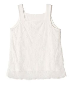 SHIPS / シップス タンクトップ | SHIPS Colors:〈手洗い可能〉オーバー レース タンクトップ