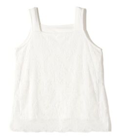 SHIPS / シップス タンクトップ | SHIPS Colors:〈手洗い可能〉オーバー レース タンクトップ